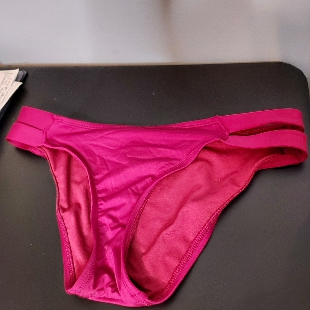 Mossimo Maroon Bikini Bottom Size Small